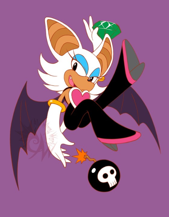 Rouge the Bat -- Sketch