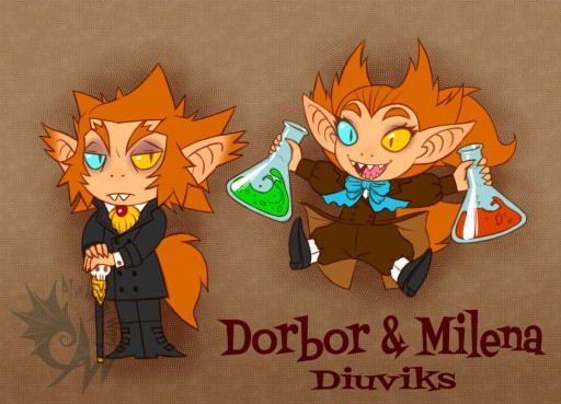 Dorbor & Milena Diuviks -- Sketch