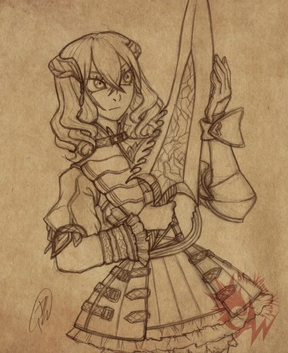 Miriam the Shardbinder -- Sketch