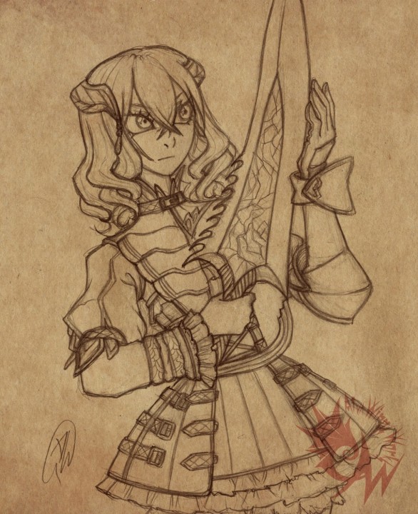 Miriam the Shardbinder -- Sketch