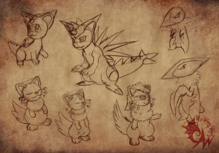 Pokemon -- Sketches