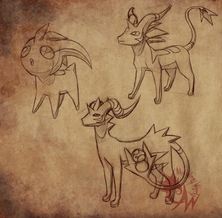 Star Pokemon - Capricorn -- Sketch