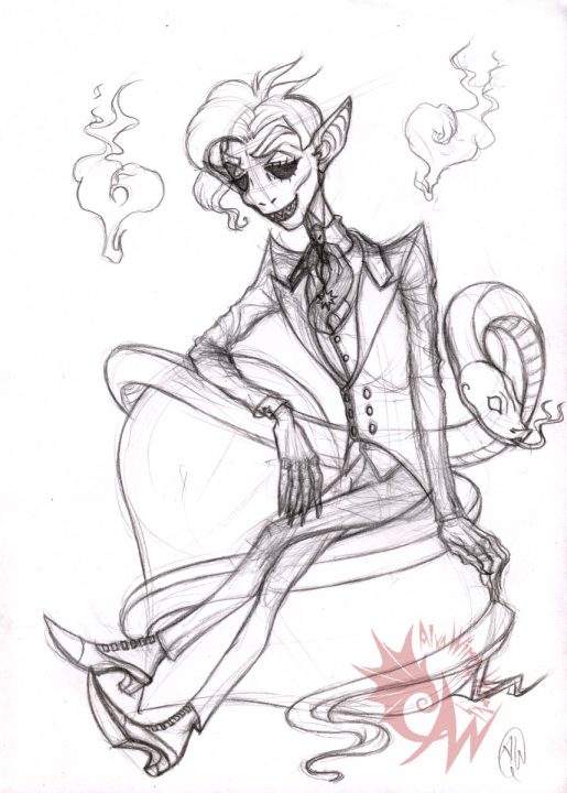 Undead Valentine -- Sketch